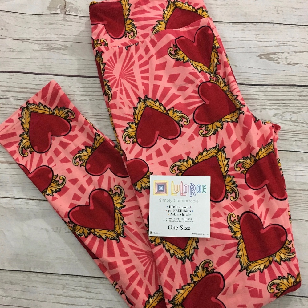 OS Valentines Leggings